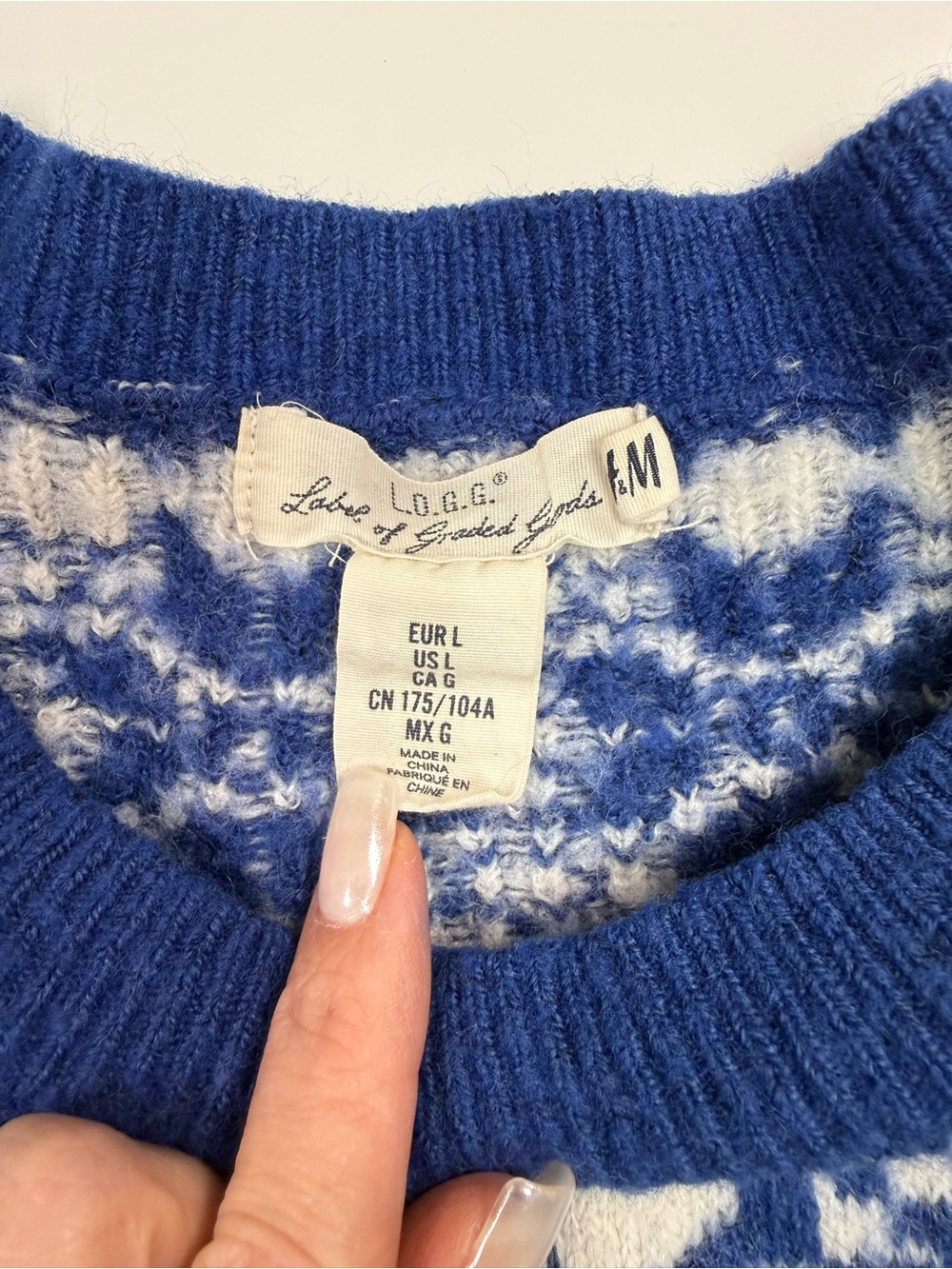 L.O.G.G.  Fair Isle Crewneck Sweater - Picture 5 of 7